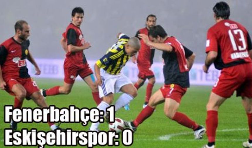 Fenerbahçe: 1 Eskişehirspor: 0 Maçın sonucu maçın golleri maçın kritigi